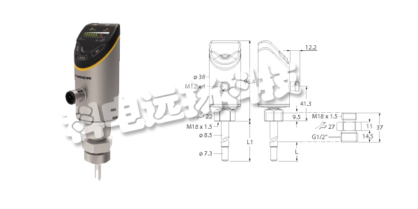 德國(guó)TURCK流量傳感器 FCST-A4P-2AP8X-H1140